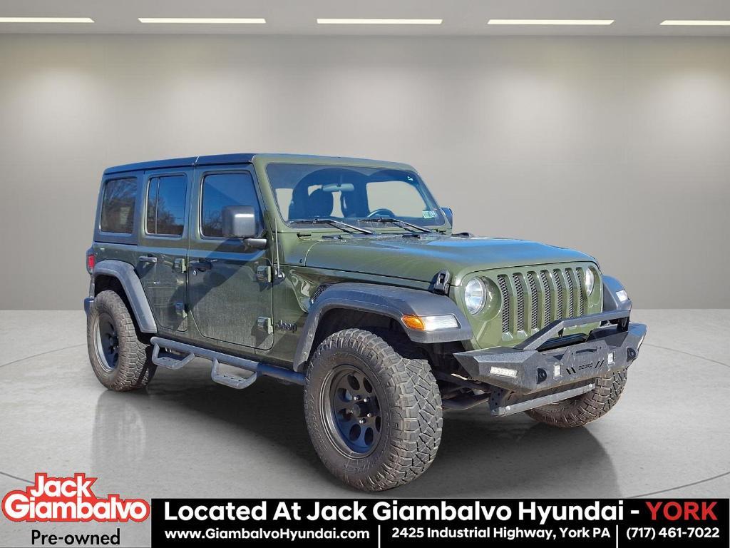 used 2021 Jeep Wrangler Unlimited car, priced at $27,990