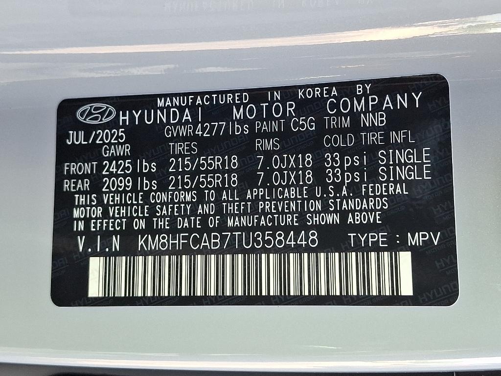 new 2026 Hyundai Kona car, priced at $29,022
