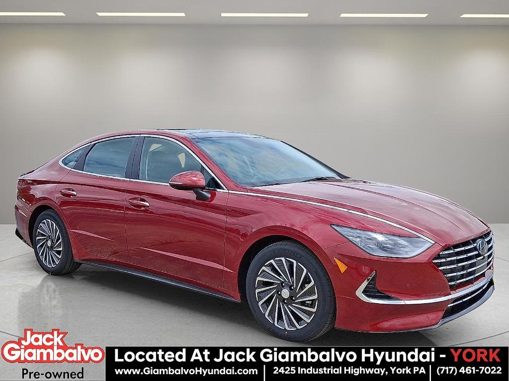 used 2023 Hyundai Sonata Hybrid car, priced at $27,489