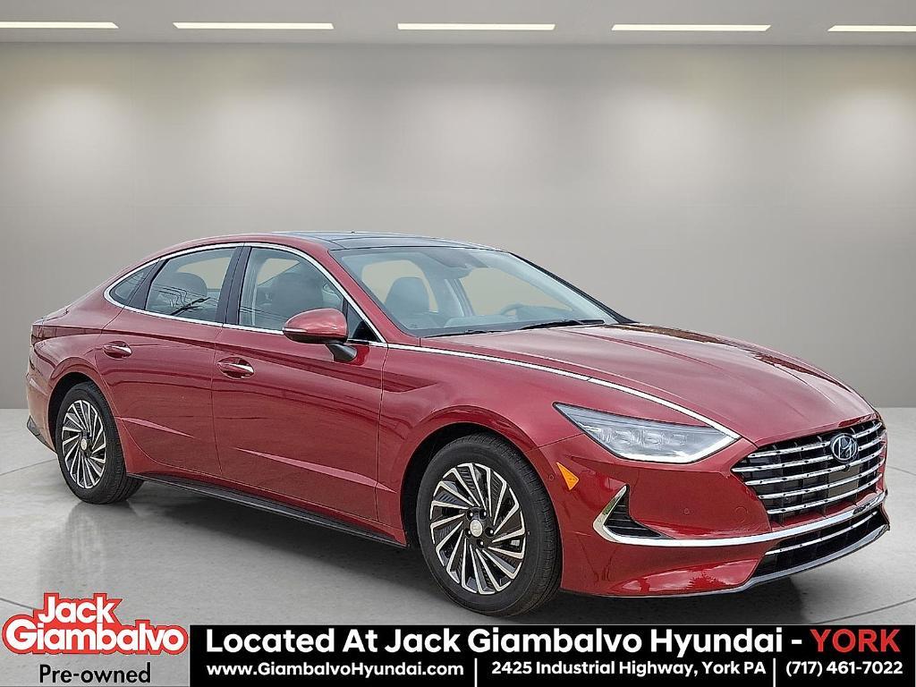 used 2023 Hyundai Sonata Hybrid car, priced at $27,489