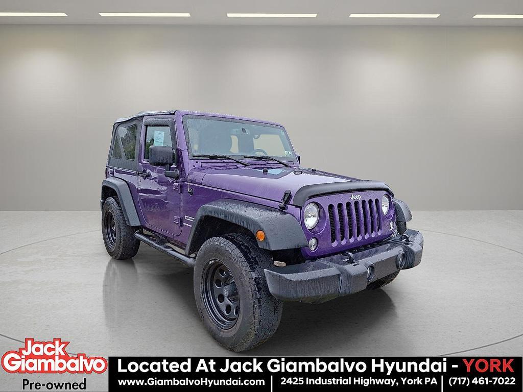 used 2018 Jeep Wrangler JK car, priced at $20,490