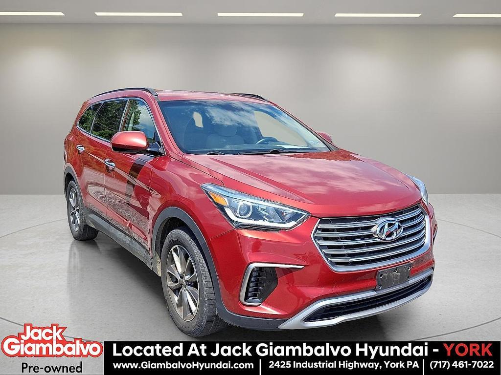 used 2017 Hyundai Santa Fe car, priced at $13,690