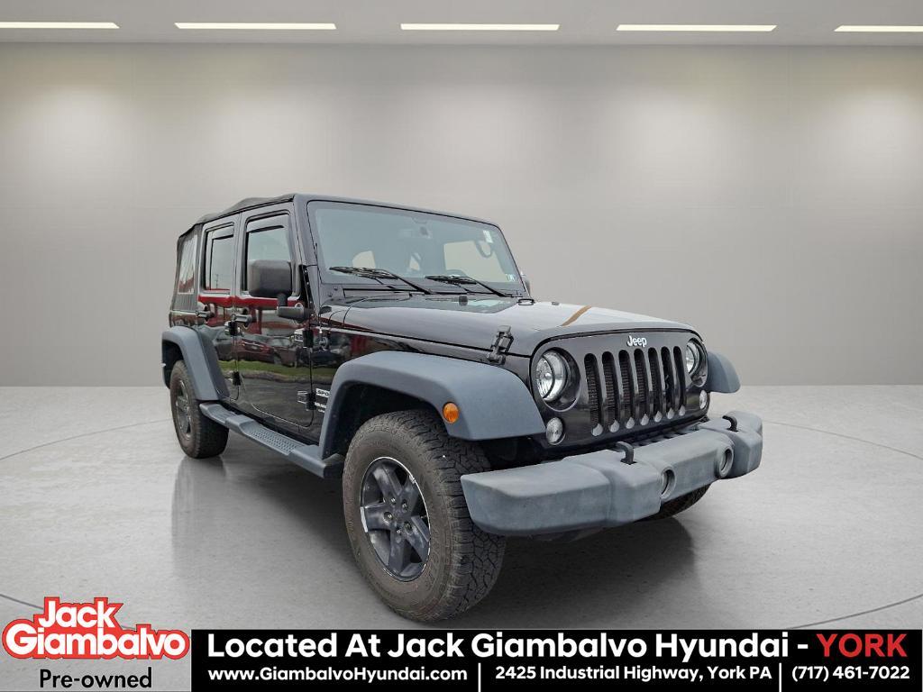 used 2018 Jeep Wrangler JK Unlimited car, priced at $20,390