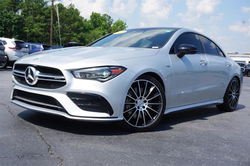 used 2021 Mercedes-Benz AMG CLA 35 car, priced at $31,725