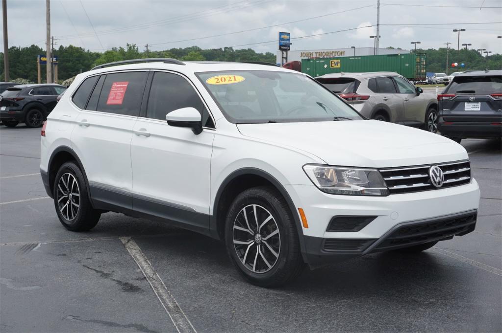 used 2021 Volkswagen Tiguan car, priced at $17,499