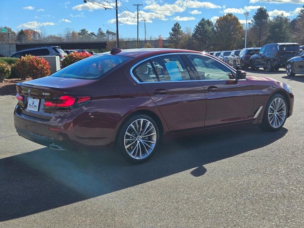used 2023 BMW 530 car, priced at $39,495