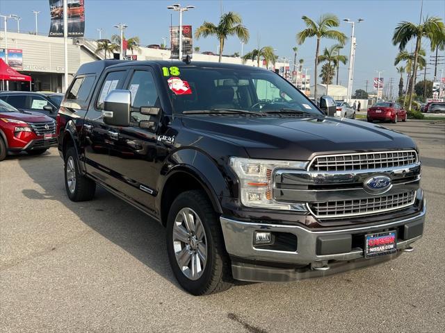 used 2018 Ford F-150 car, priced at $29,443