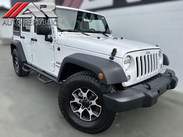used 2018 Jeep Wrangler JK Unlimited car, priced at $21,888