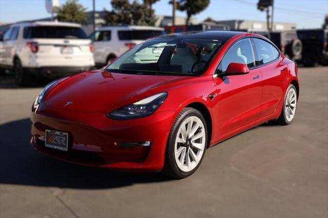 used 2022 Tesla Model 3 car, priced at $26,241