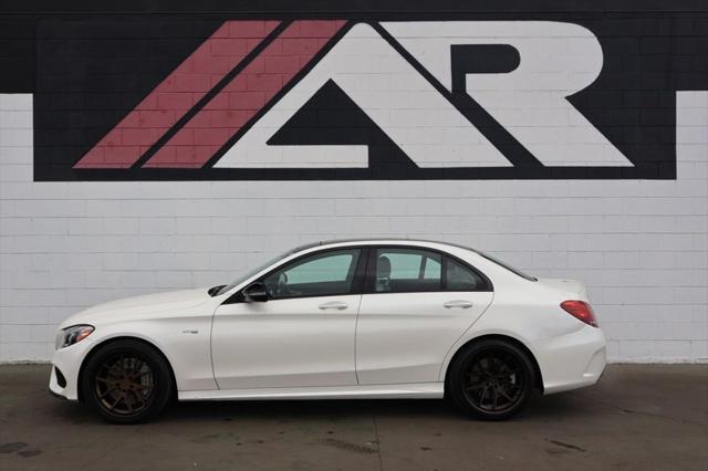 used 2018 Mercedes-Benz AMG C 43 car, priced at $24,994