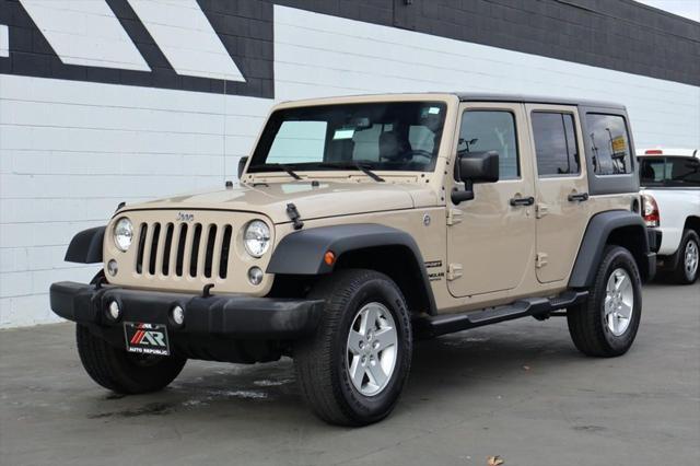 used 2016 Jeep Wrangler Unlimited car, priced at $18,991