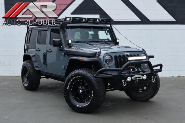 used 2015 Jeep Wrangler Unlimited car, priced at $26,991