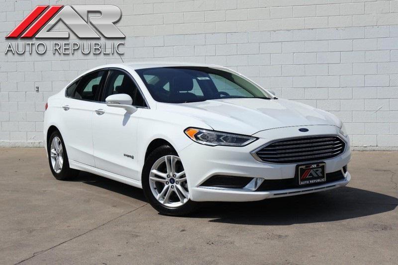used 2018 Ford Fusion Hybrid car, priced at $14,492