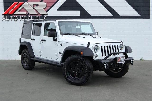 used 2018 Jeep Wrangler JK Unlimited car, priced at $21,991