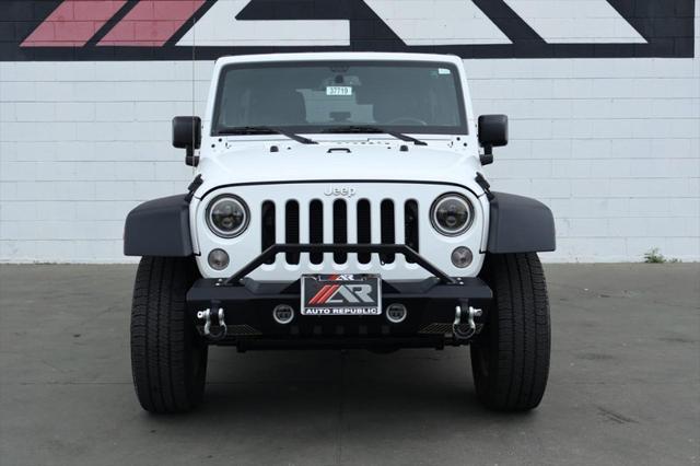 used 2018 Jeep Wrangler JK Unlimited car, priced at $21,991