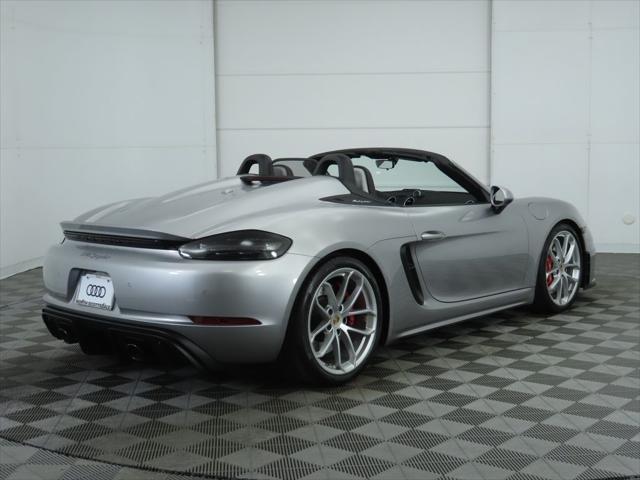 used 2020 Porsche 718 Spyder car, priced at $109,660