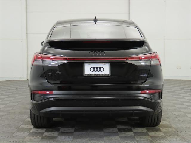 new 2025 Audi Q4 e-tron Sportback car, priced at $60,480