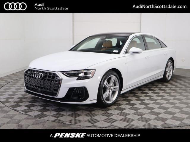 new 2025 Audi A8 car, priced at $101,320