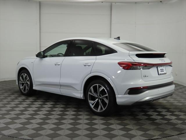 new 2025 Audi Q4 e-tron Sportback car, priced at $67,845