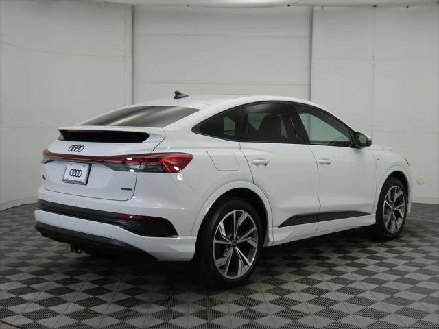new 2025 Audi Q4 e-tron Sportback car, priced at $59,918