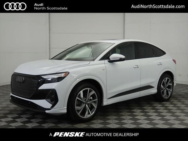 new 2025 Audi Q4 e-tron Sportback car, priced at $59,918