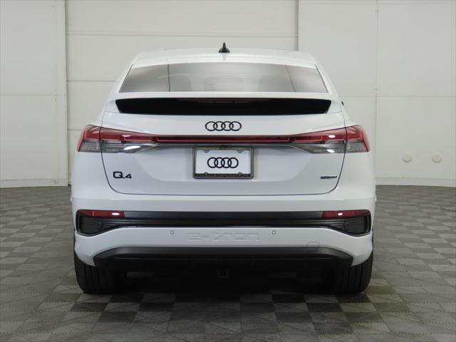 new 2025 Audi Q4 e-tron Sportback car, priced at $59,918