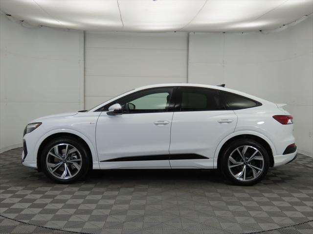 new 2025 Audi Q4 e-tron Sportback car, priced at $59,918