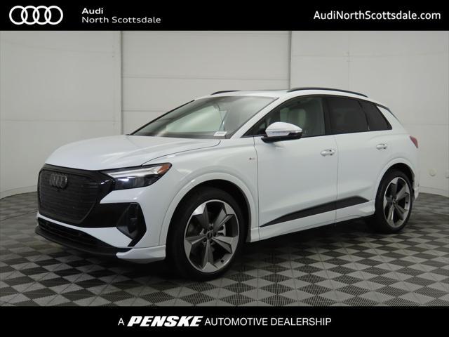 new 2025 Audi Q4 e-tron car, priced at $57,758