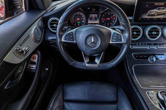 used 2017 Mercedes-Benz C-Class car, priced at $18,875