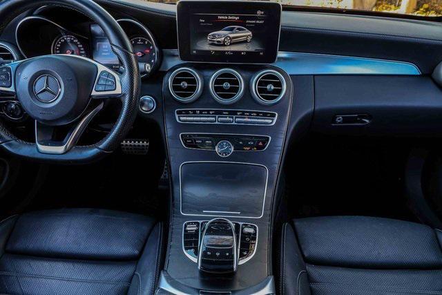 used 2017 Mercedes-Benz C-Class car, priced at $18,875