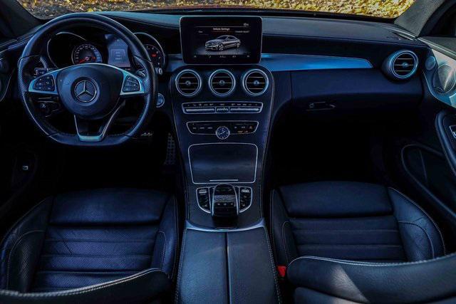 used 2017 Mercedes-Benz C-Class car, priced at $18,875