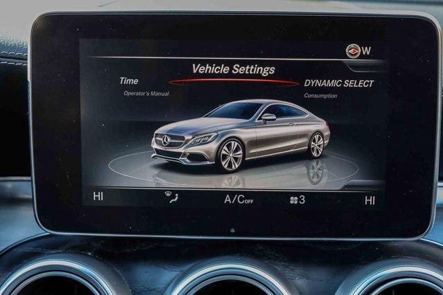 used 2017 Mercedes-Benz C-Class car, priced at $18,875