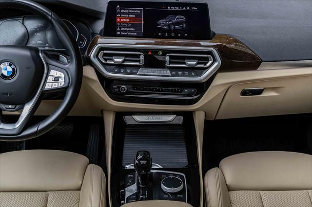 used 2022 BMW X3 car, priced at $31,988
