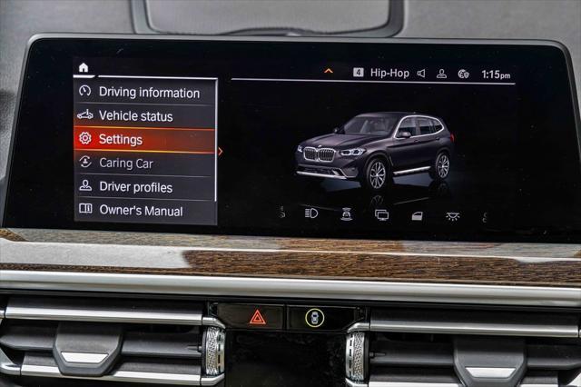 used 2022 BMW X3 car, priced at $31,988