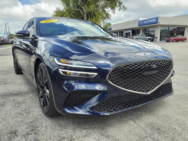 used 2023 Genesis G70 car, priced at $33,427