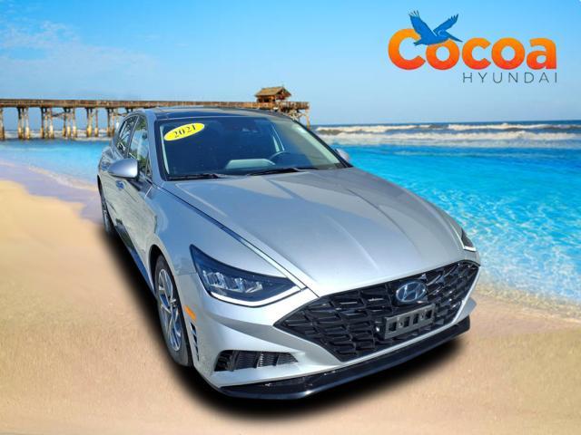 used 2021 Hyundai Sonata car, priced at $19,752
