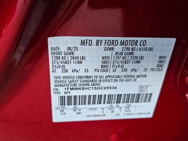 new 2025 Ford Explorer car, priced at $58,700