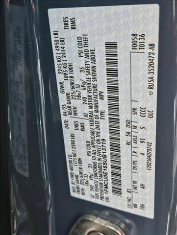 new 2025 Ford Escape PHEV car, priced at $34,999