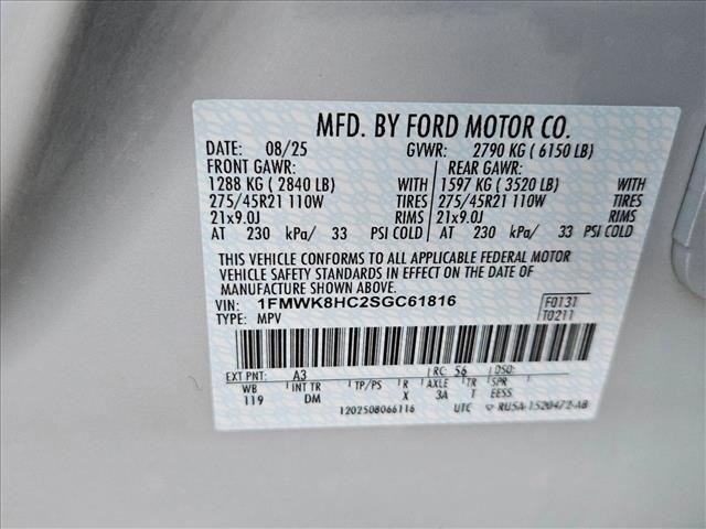 new 2025 Ford Explorer car, priced at $54,381