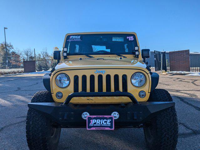 used 2015 Jeep Wrangler Unlimited car, priced at $26,765