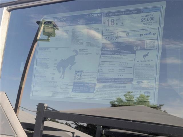 new 2025 Ford Bronco car, priced at $68,614
