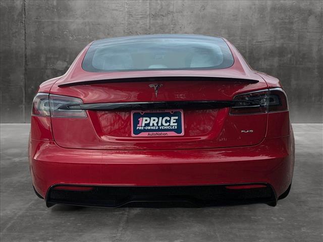 used 2021 Tesla Model S car, priced at $59,699