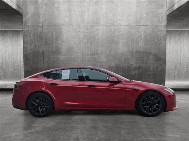 used 2021 Tesla Model S car, priced at $59,699