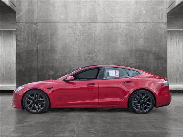 used 2021 Tesla Model S car, priced at $59,699