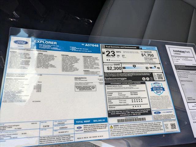 new 2025 Ford Explorer car, priced at $47,095