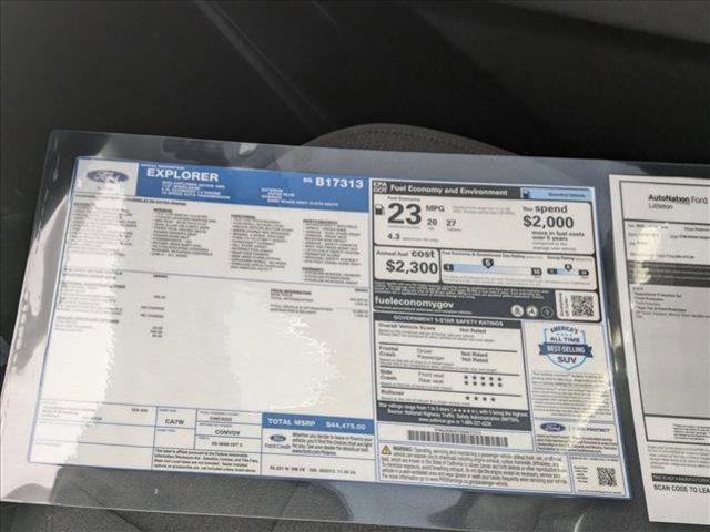 new 2025 Ford Explorer car, priced at $39,942