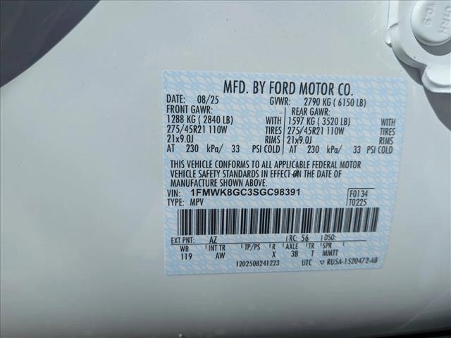 new 2025 Ford Explorer car, priced at $55,875