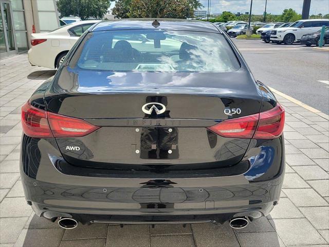 new 2024 INFINITI Q50 car, priced at $52,199