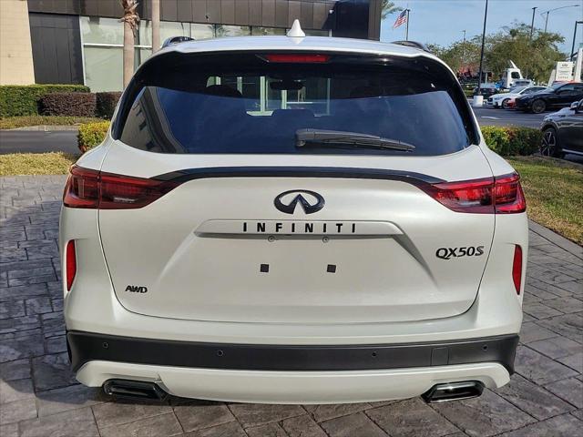 new 2025 INFINITI QX50 car, priced at $54,170