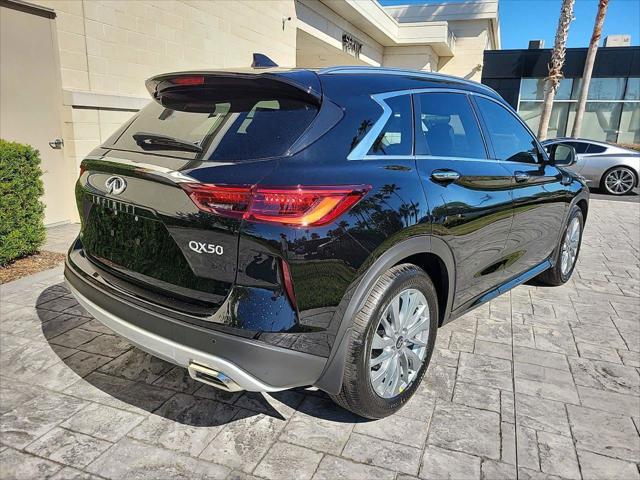 new 2025 INFINITI QX50 car, priced at $49,270